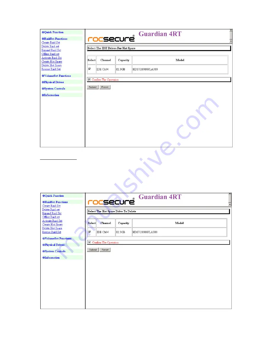 Rocstor GUARDIAN 4RT Installation And Configuration Manual Download Page 50