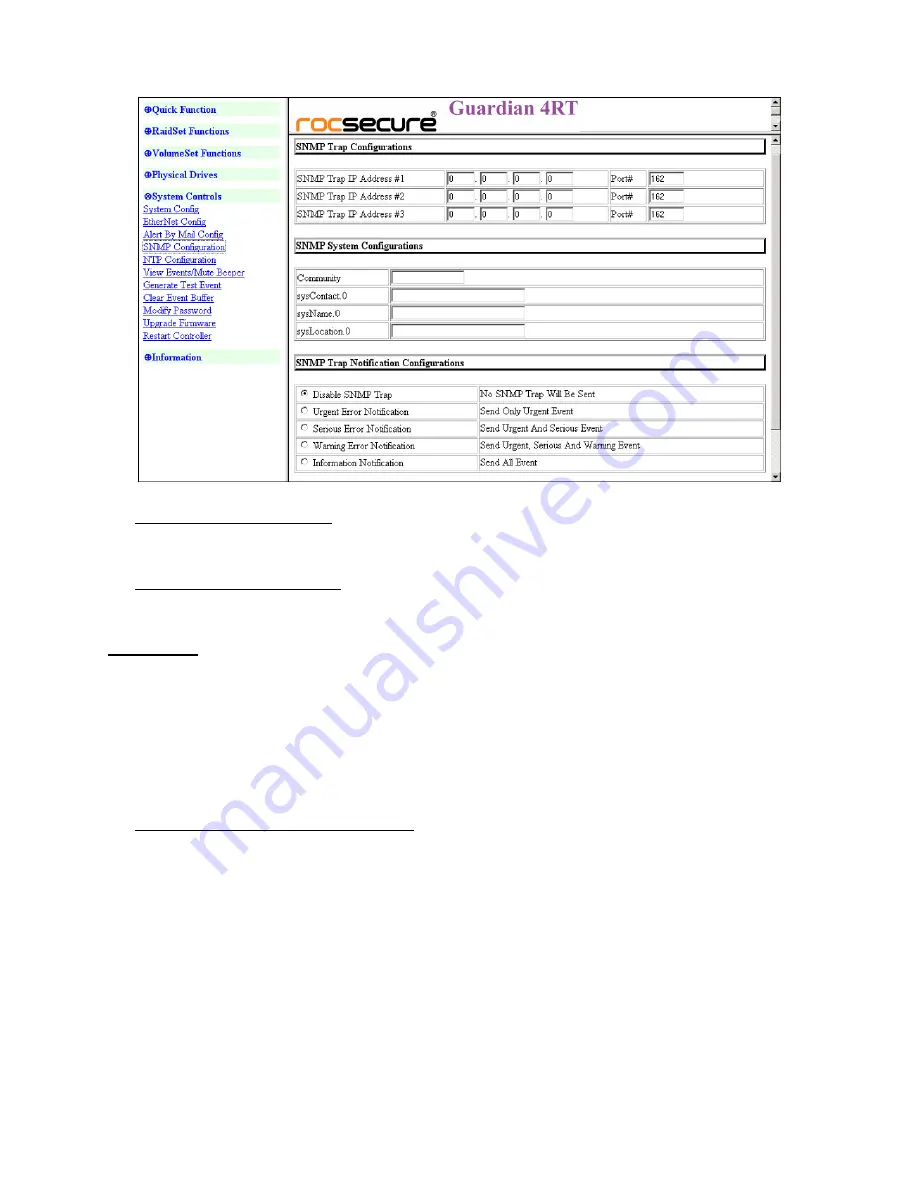 Rocstor GUARDIAN 4RT Installation And Configuration Manual Download Page 67