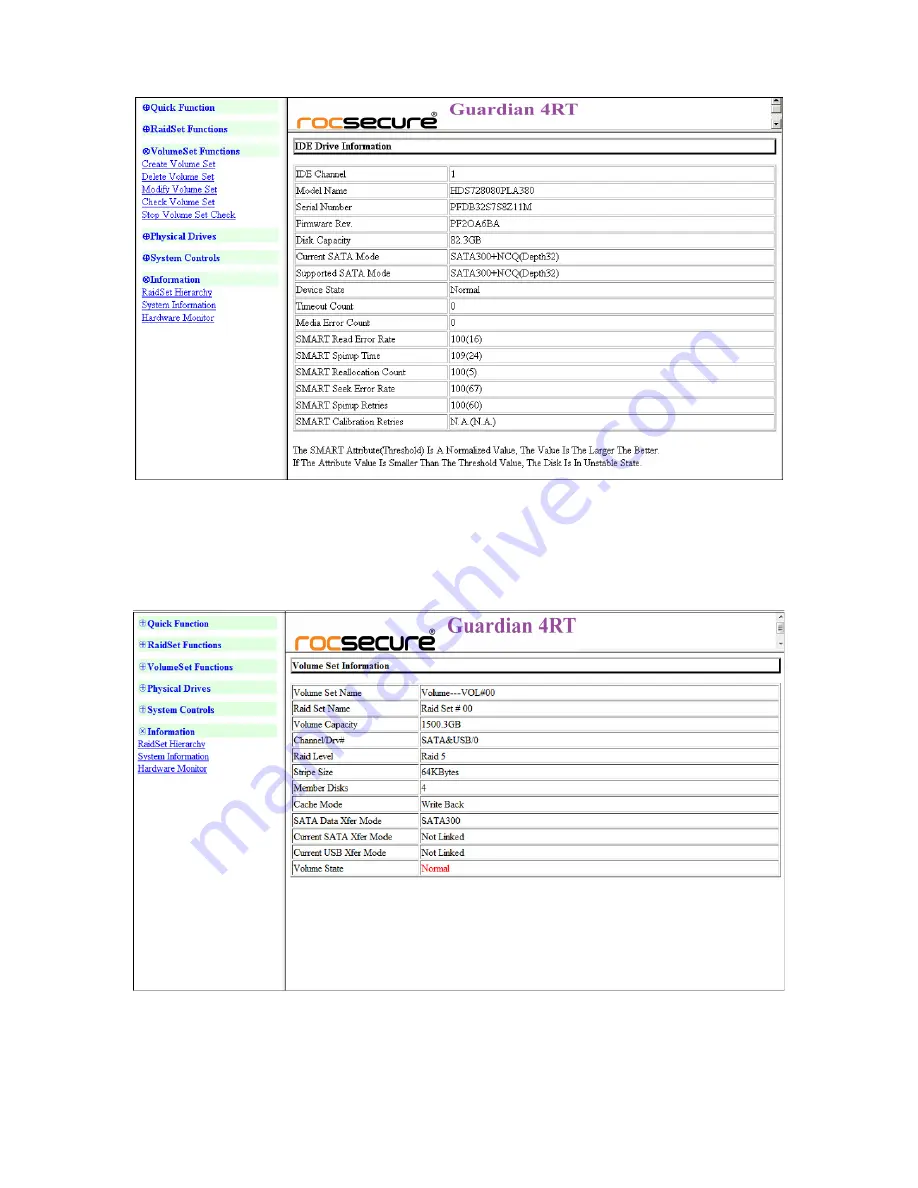 Rocstor GUARDIAN 4RT Installation And Configuration Manual Download Page 74