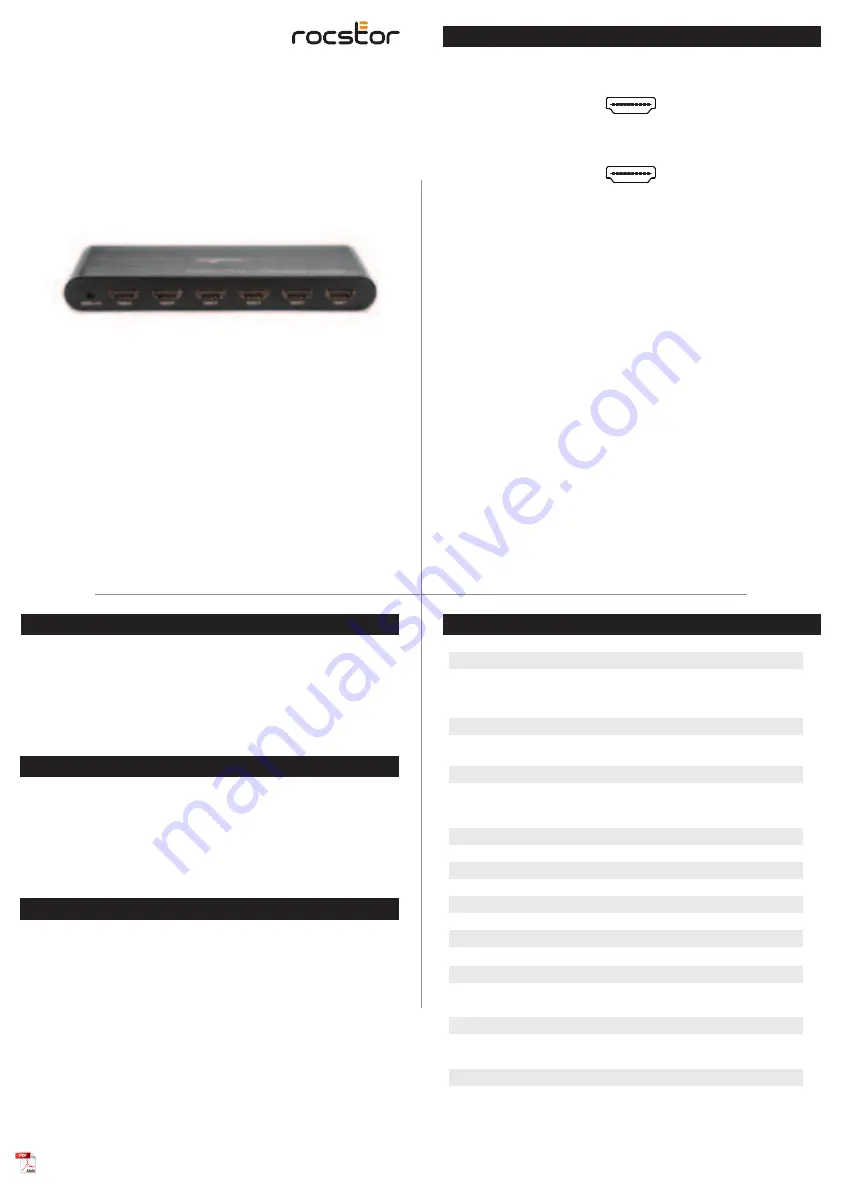 Rocstor Y10A267-A1 User Manual Download Page 1