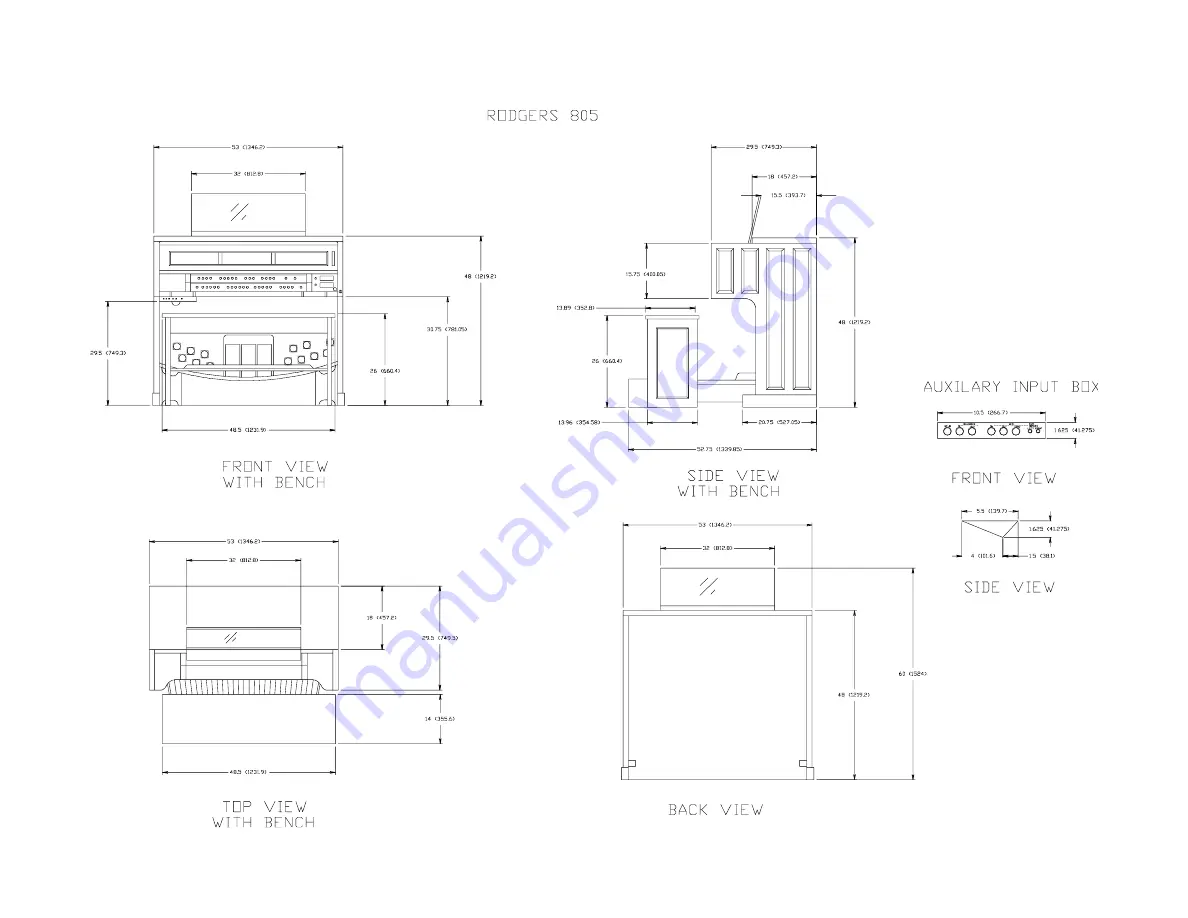 Rodgers 805C Manual Download Page 43