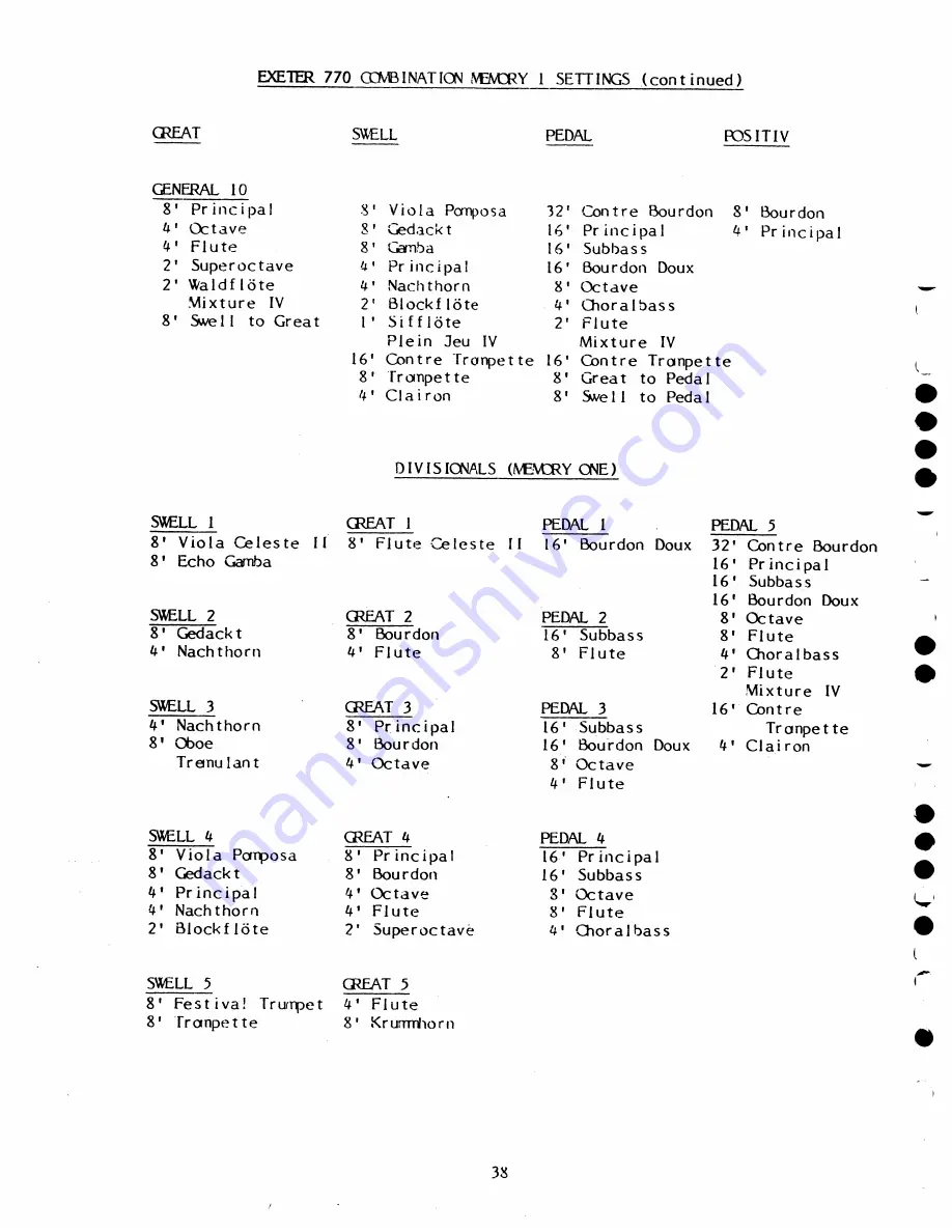 Rodgers Exeter 770 Manual Download Page 44