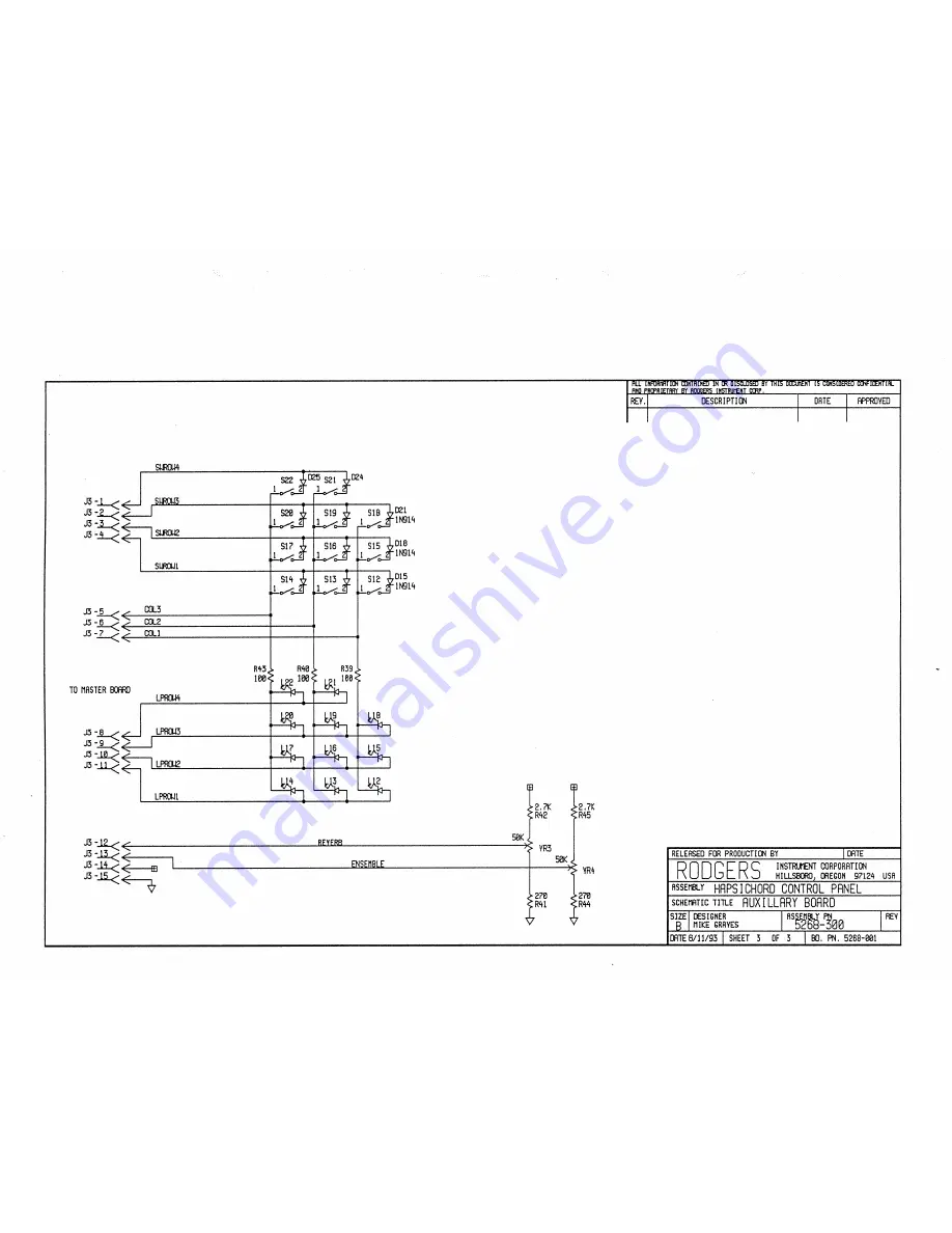 Rodgers Grande Double Harpsichord Owner'S Manual And Technical Documentation Download Page 47