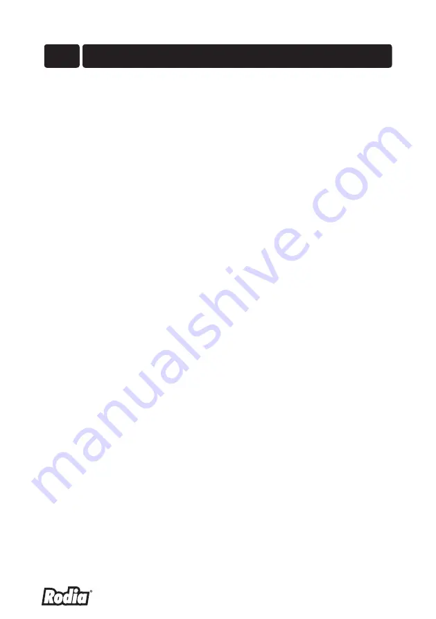 Rodia 2515RS Operating Manual Download Page 24