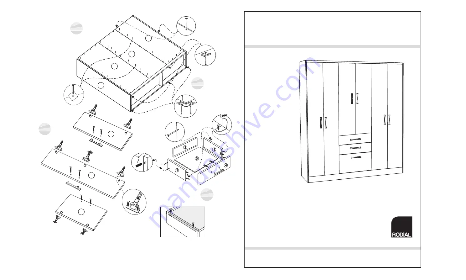 RODIAL 12D621 Assembly Instructions Download Page 1