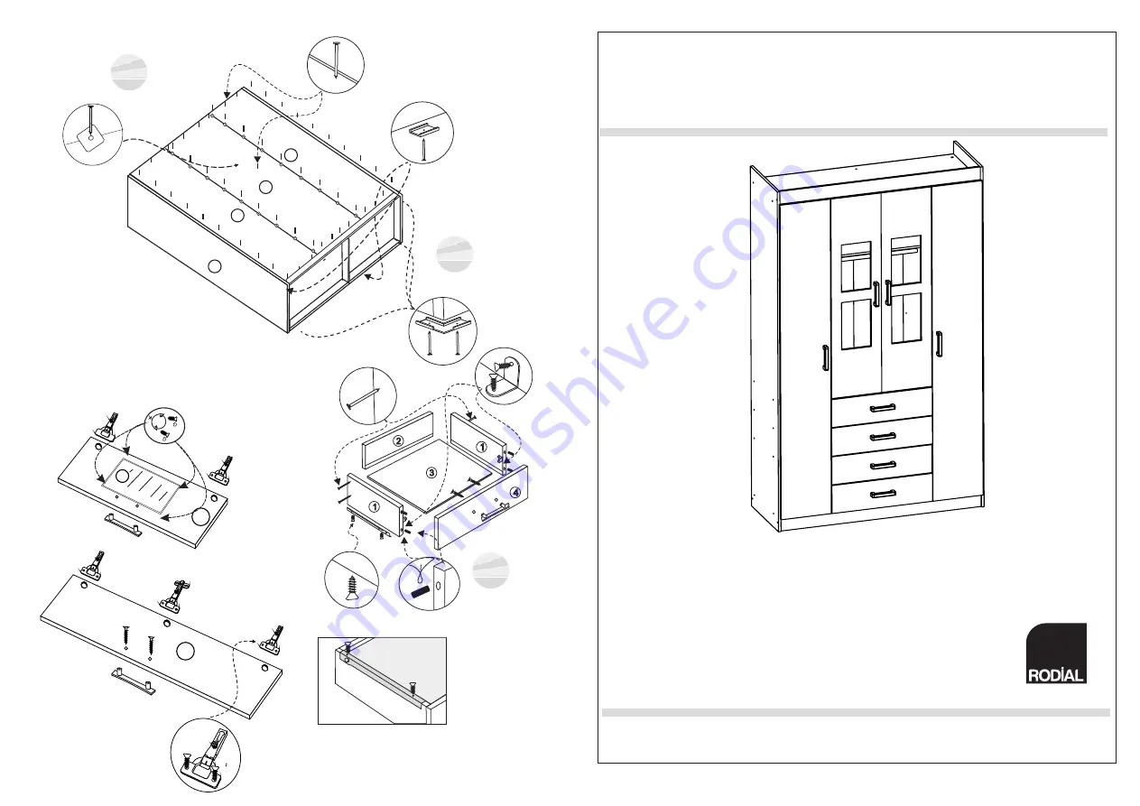 RODIAL D404 Assembly Instructions Download Page 1