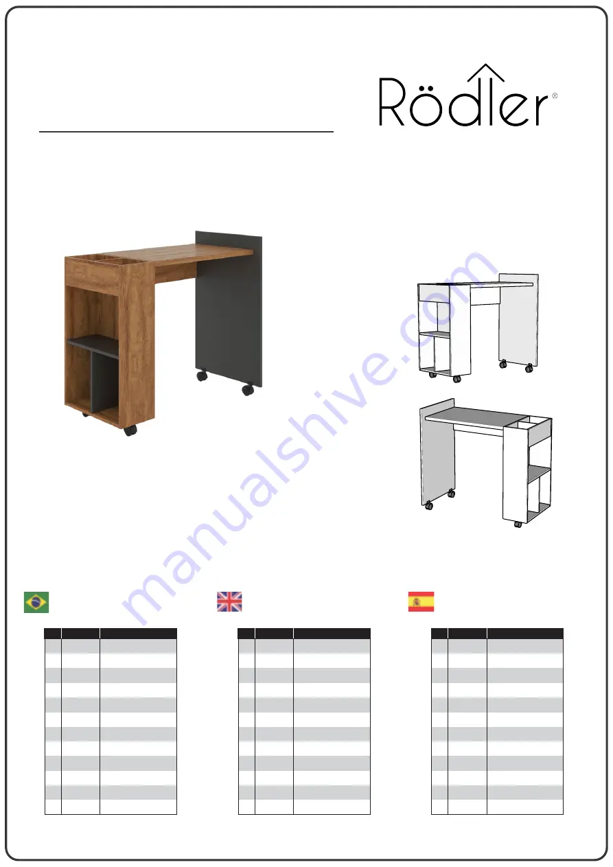 Rodler ALESSA Mod02 Assembly Instructions Manual Download Page 1