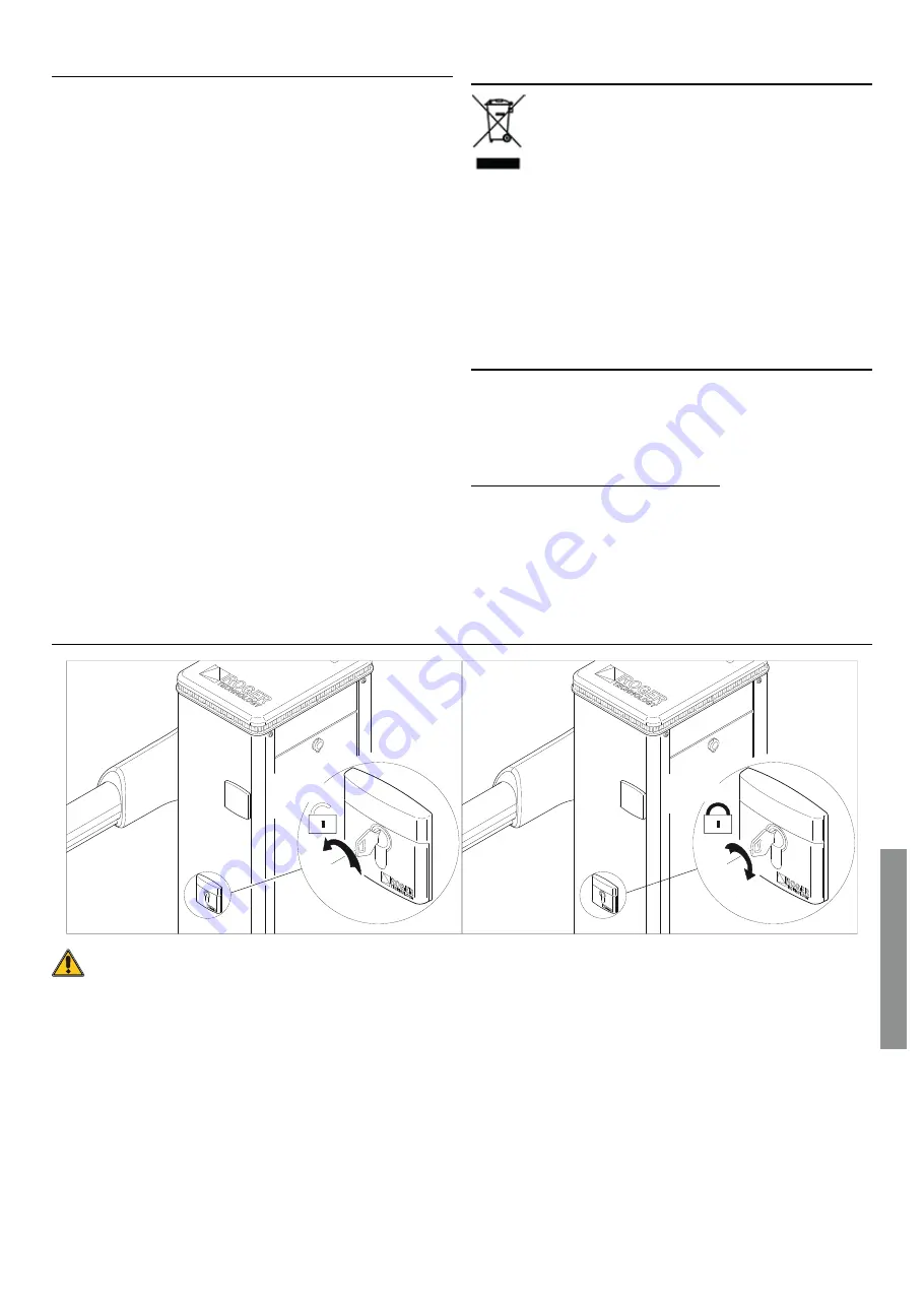 Roger Technology BI/001PE Instruction And Warnings For The Installer Download Page 77