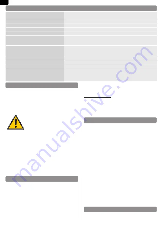 Roger Technology G90 Series Instruction And Warnings For The Installer Download Page 8