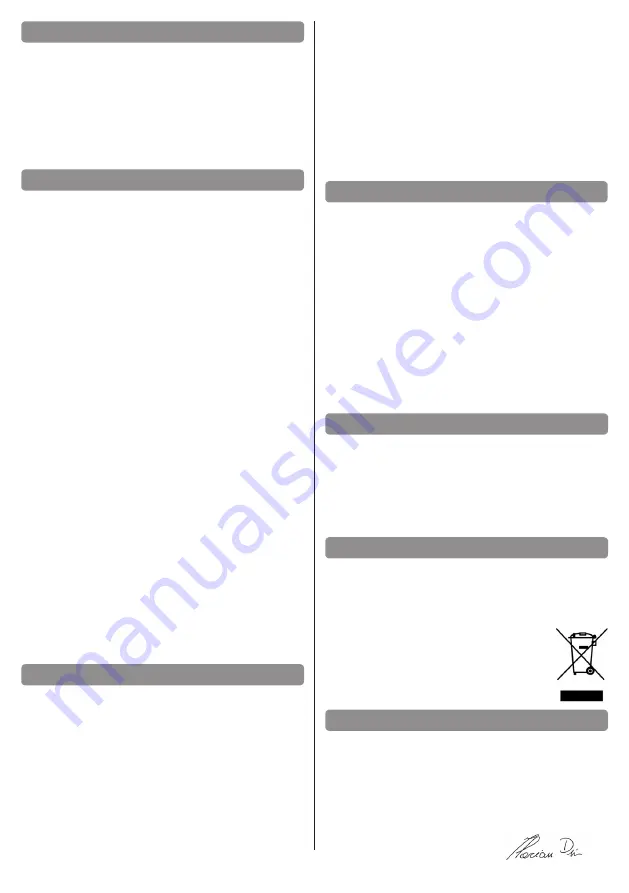 Roger Technology G90 Series Instruction And Warnings For The Installer Download Page 13