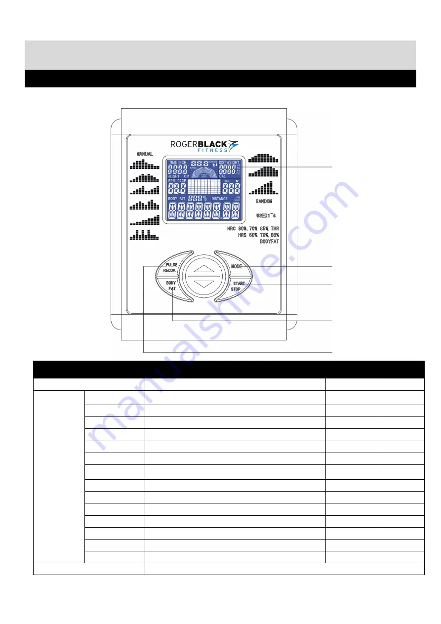 Rogerblack Fitness 335/8742 Assembly & User'S Instruction Download Page 23