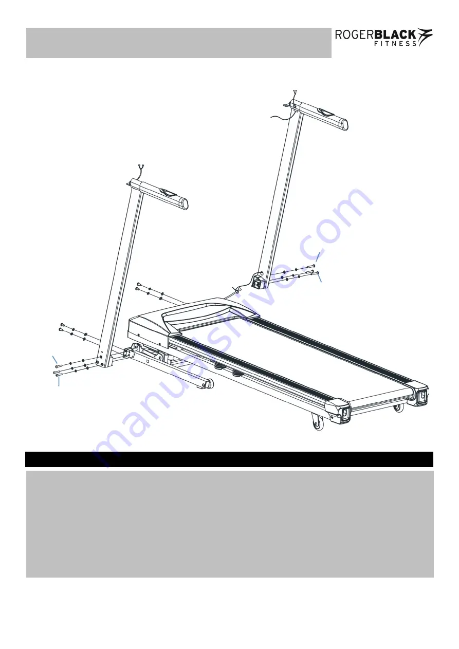 Rogerblack Fitness RBF21GTREAD01 Assembly & User Instructions Download Page 8