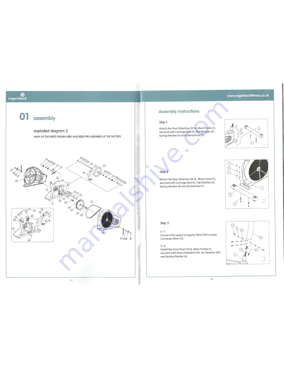 Rogerblack Gold Bike AG-12203 Manual Download Page 5