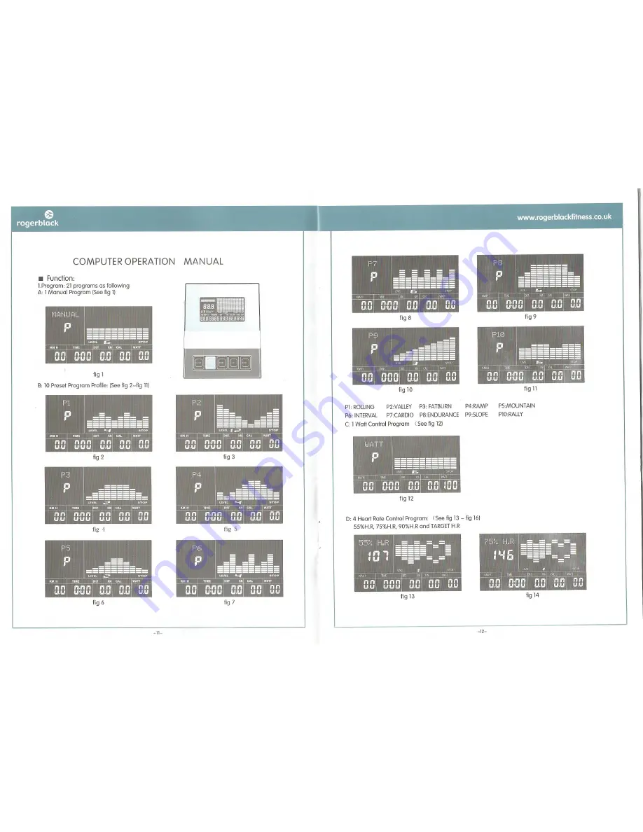 Rogerblack Gold Bike AG-12203 Manual Download Page 7