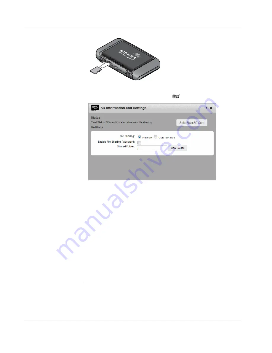 Rogers Sierra Wireless AirCard 763S User Manual Download Page 34