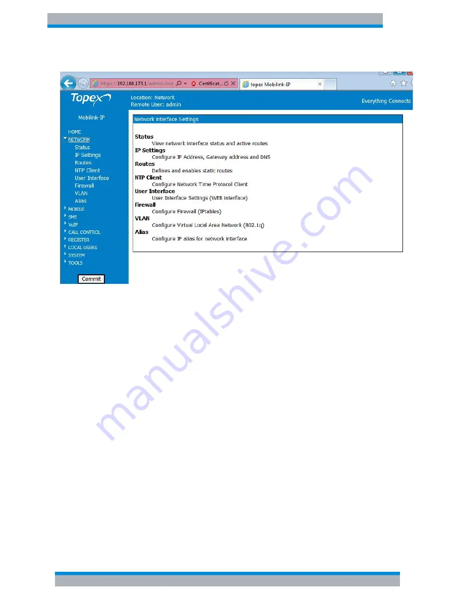 Rohde & Schwarz Topex MobiLink IP User Manual Download Page 35