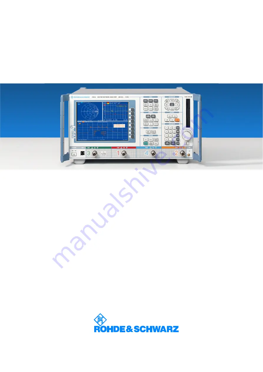 Rohde & Schwarz 1145.1010.04/05/06 Operating Manual Download Page 1