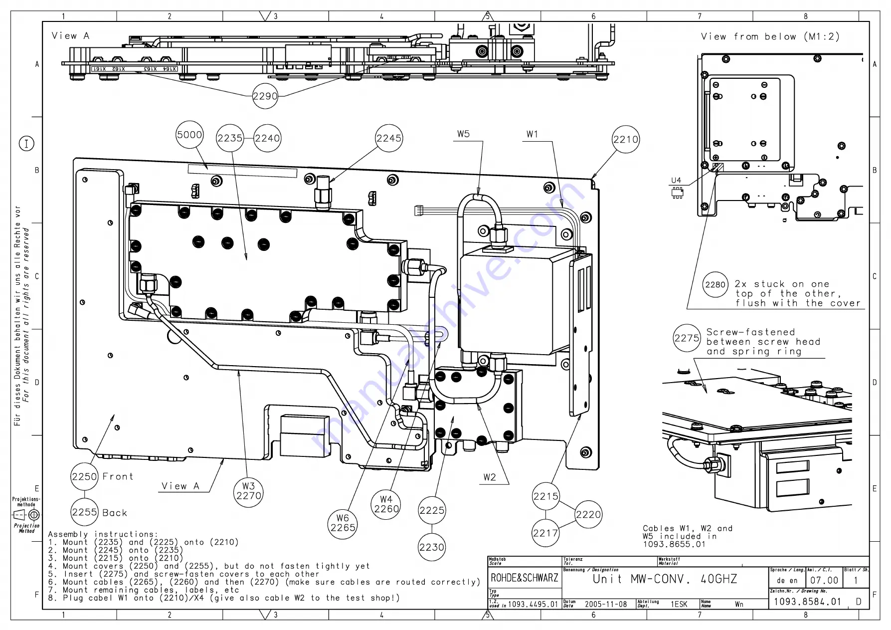 Rohde & Schwarz 1164.4391.03 Service Manual Download Page 228