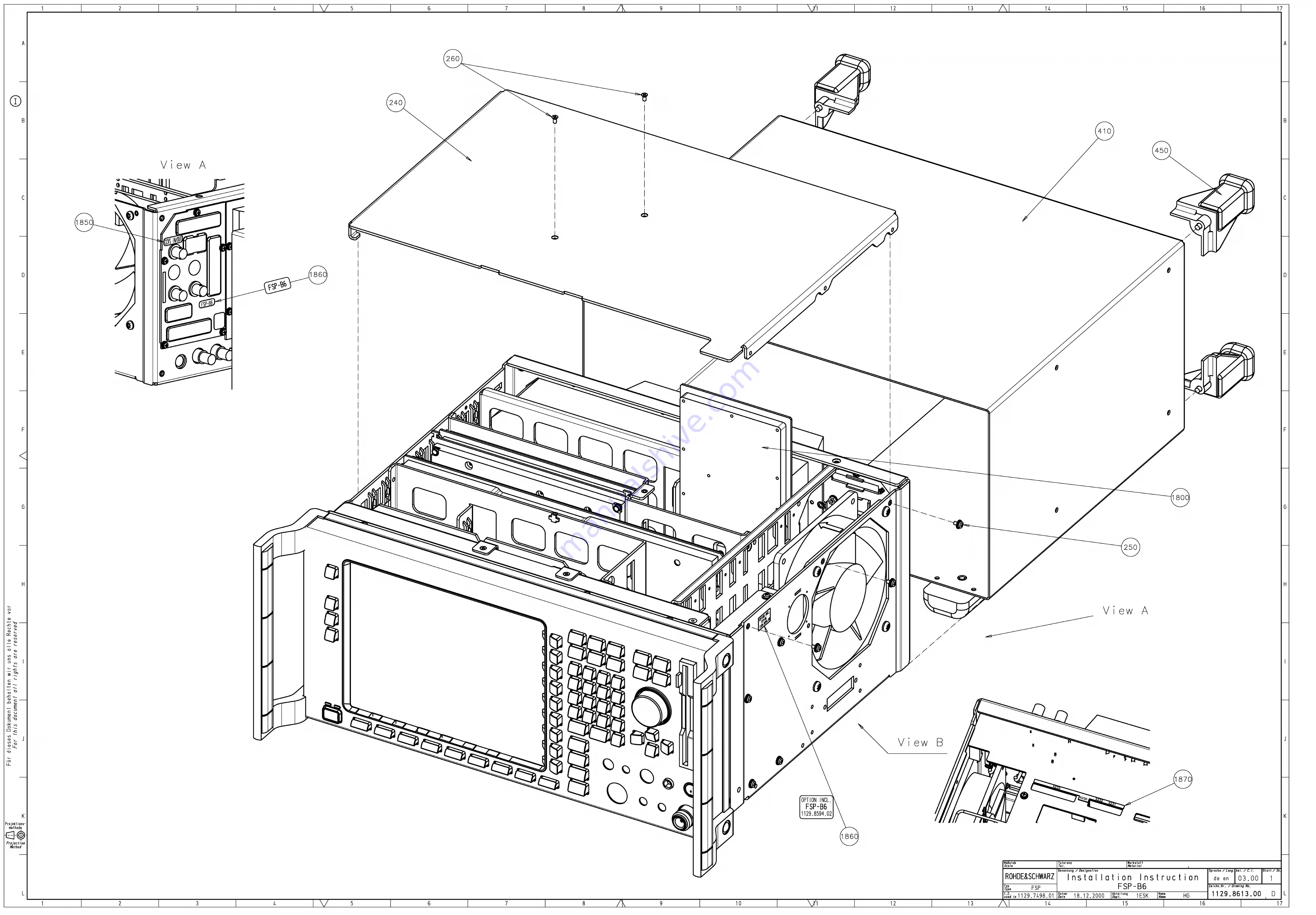 Rohde & Schwarz 1164.4391.03 Service Manual Download Page 237