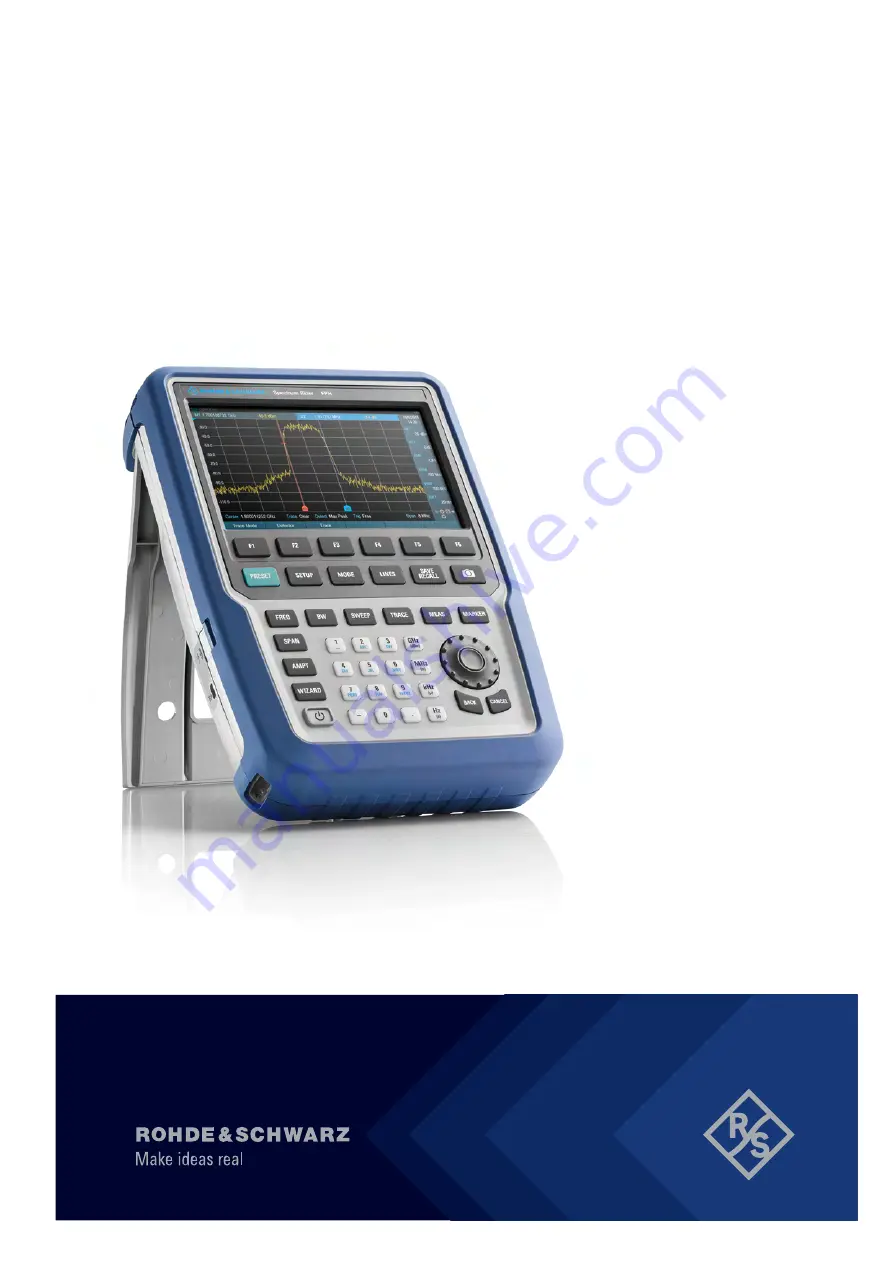 Rohde & Schwarz 1321.0615.02 User Manual Download Page 1