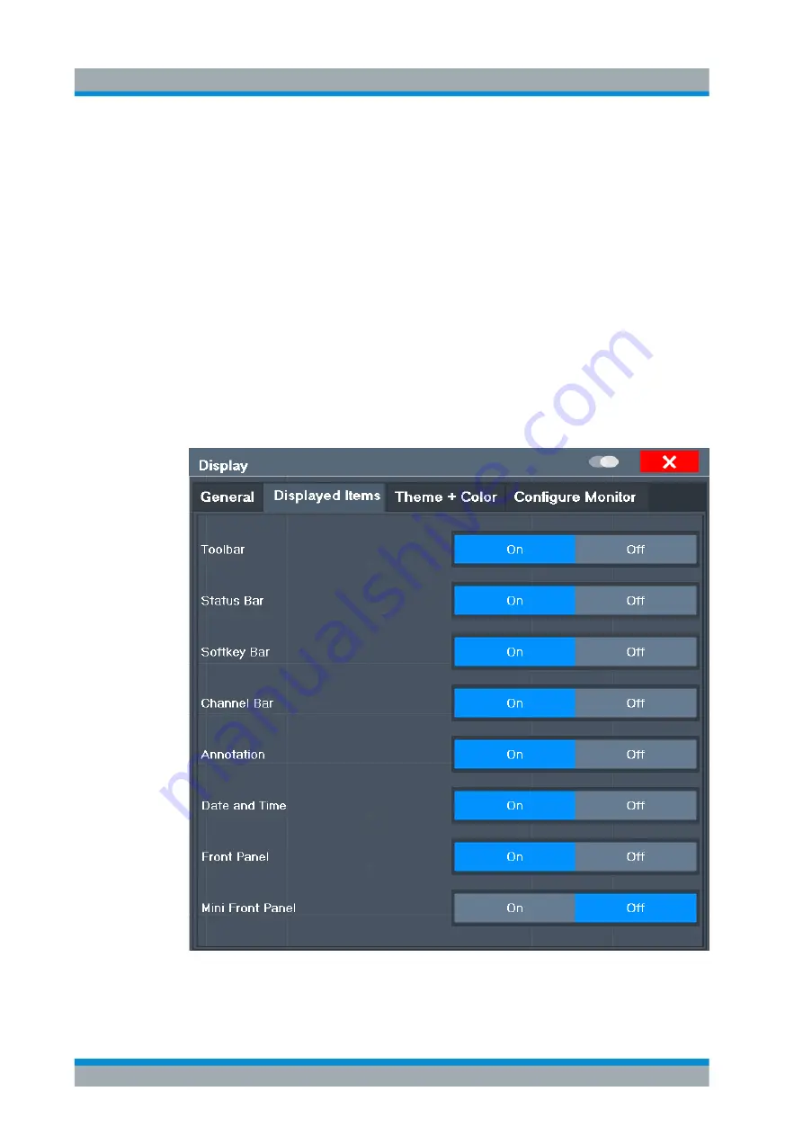 Rohde & Schwarz 1323.0012.03 User Manual Download Page 125