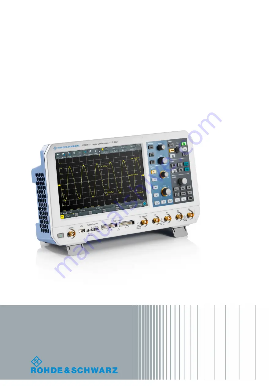 Rohde & Schwarz 1333.1005K02 Getting Started Download Page 1