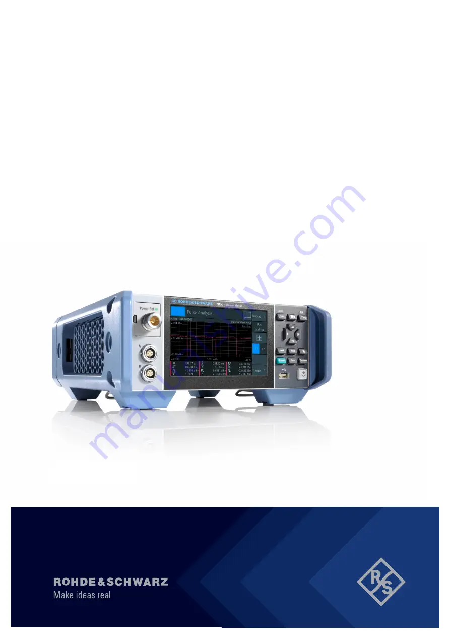 Rohde & Schwarz 1424.7805K02 User Manual Download Page 1