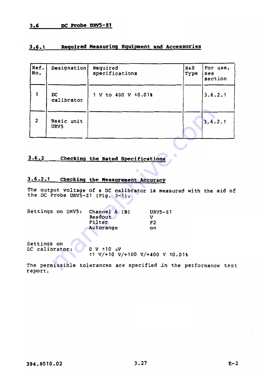 Rohde & Schwarz 395.0512.02 Manual Download Page 47