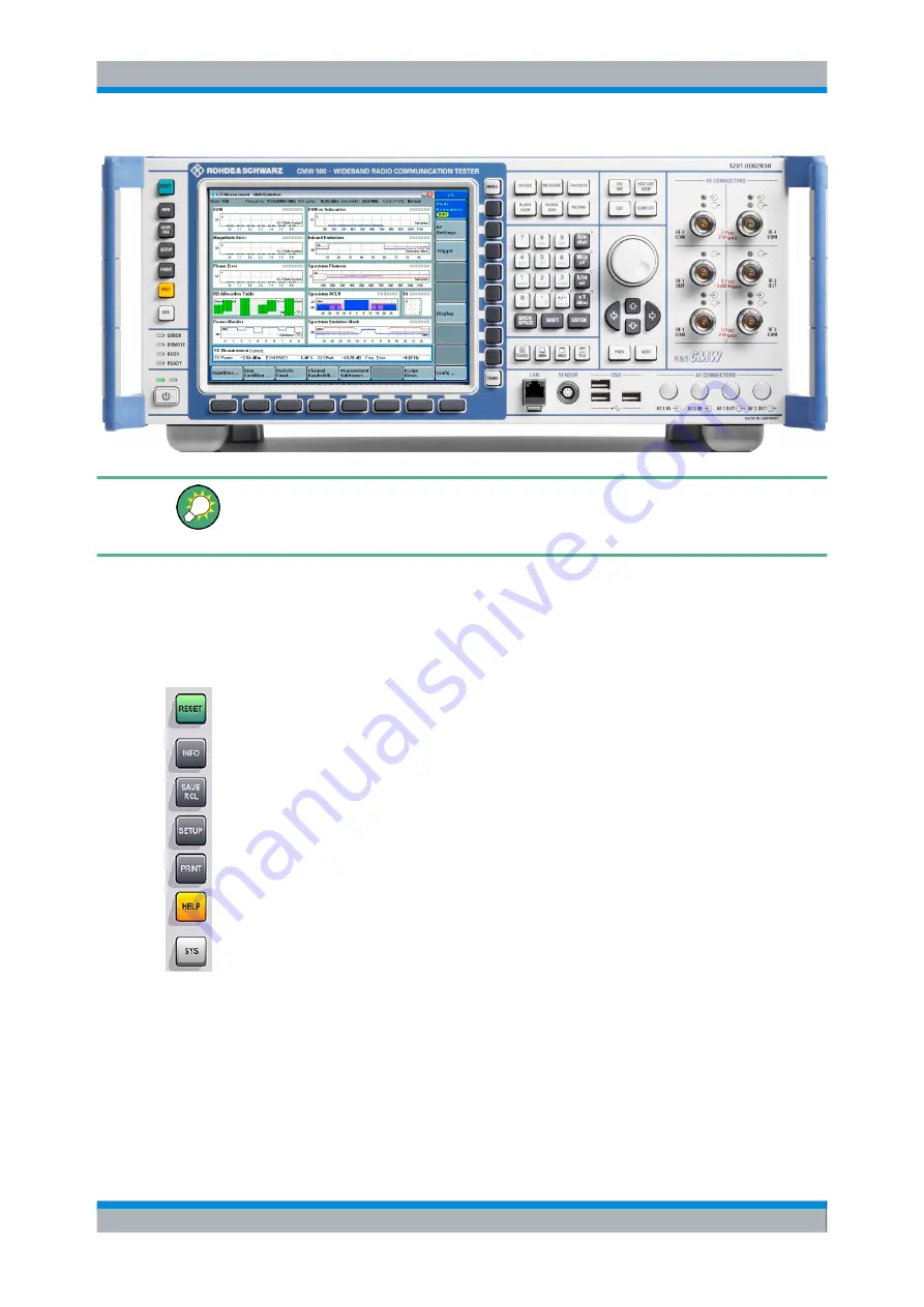 Rohde & Schwarz CMW500 Series User Manual Download Page 14