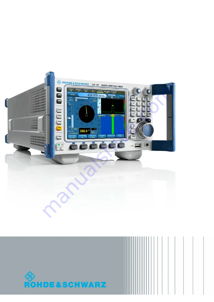 Rohde & Schwarz DDF205 Getting Started Download Page 1