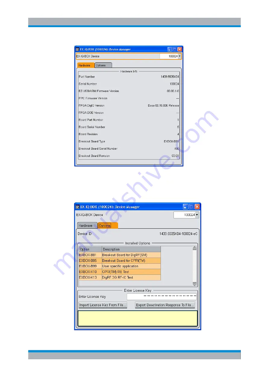 Rohde & Schwarz EX-IQ-BOX User Manual Download Page 60