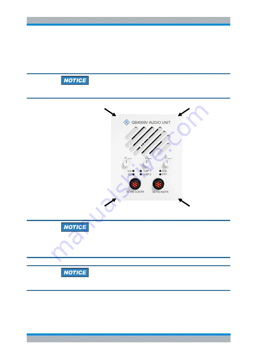 Rohde & Schwarz GB4000V User Manual Download Page 19