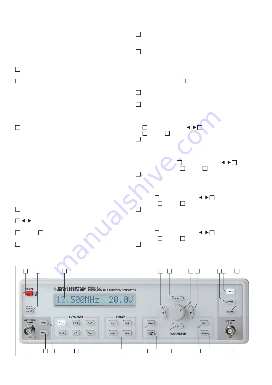 Rohde & Schwarz Hameg HM8150 Скачать руководство пользователя страница 6