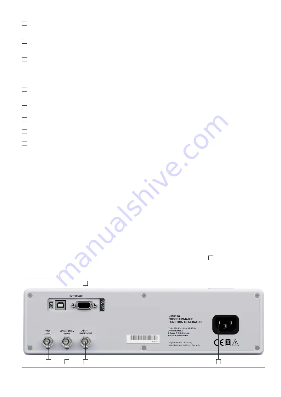 Rohde & Schwarz Hameg HM8150 User Manual Download Page 23