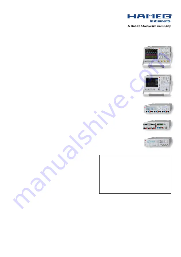 Rohde & Schwarz Hameg HZO51 Скачать руководство пользователя страница 44