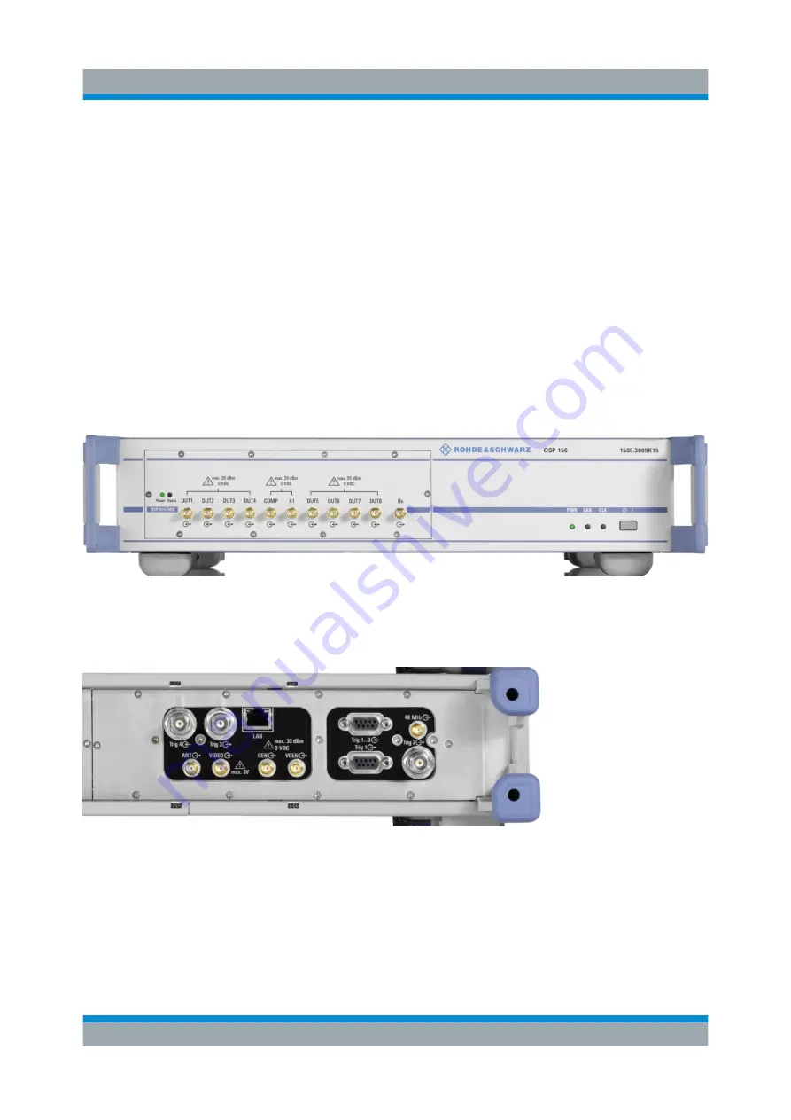 Rohde & Schwarz R&S OSP-B157W8 Getting Started Download Page 30