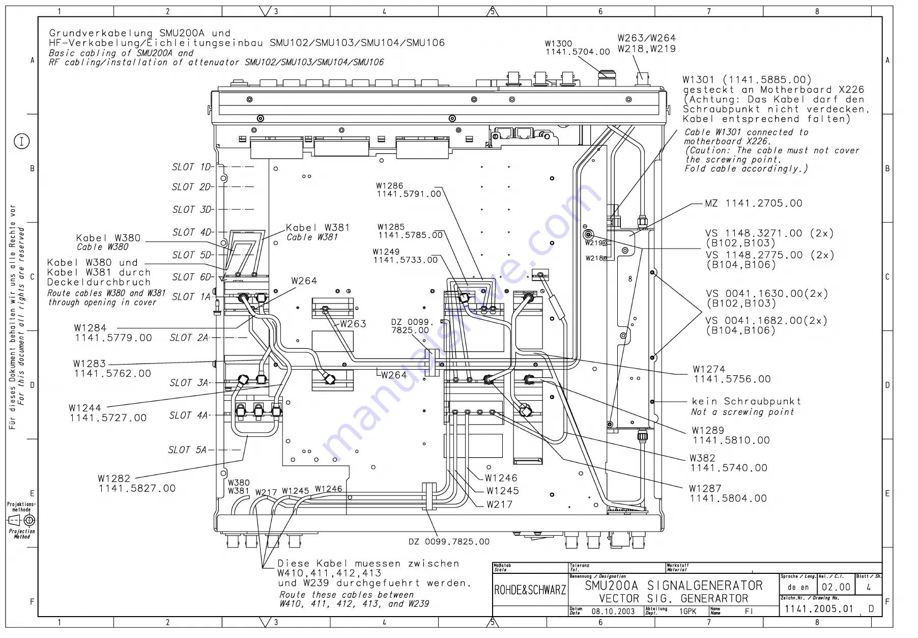 Rohde & Schwarz R&S SMU200A Service Manual Download Page 212