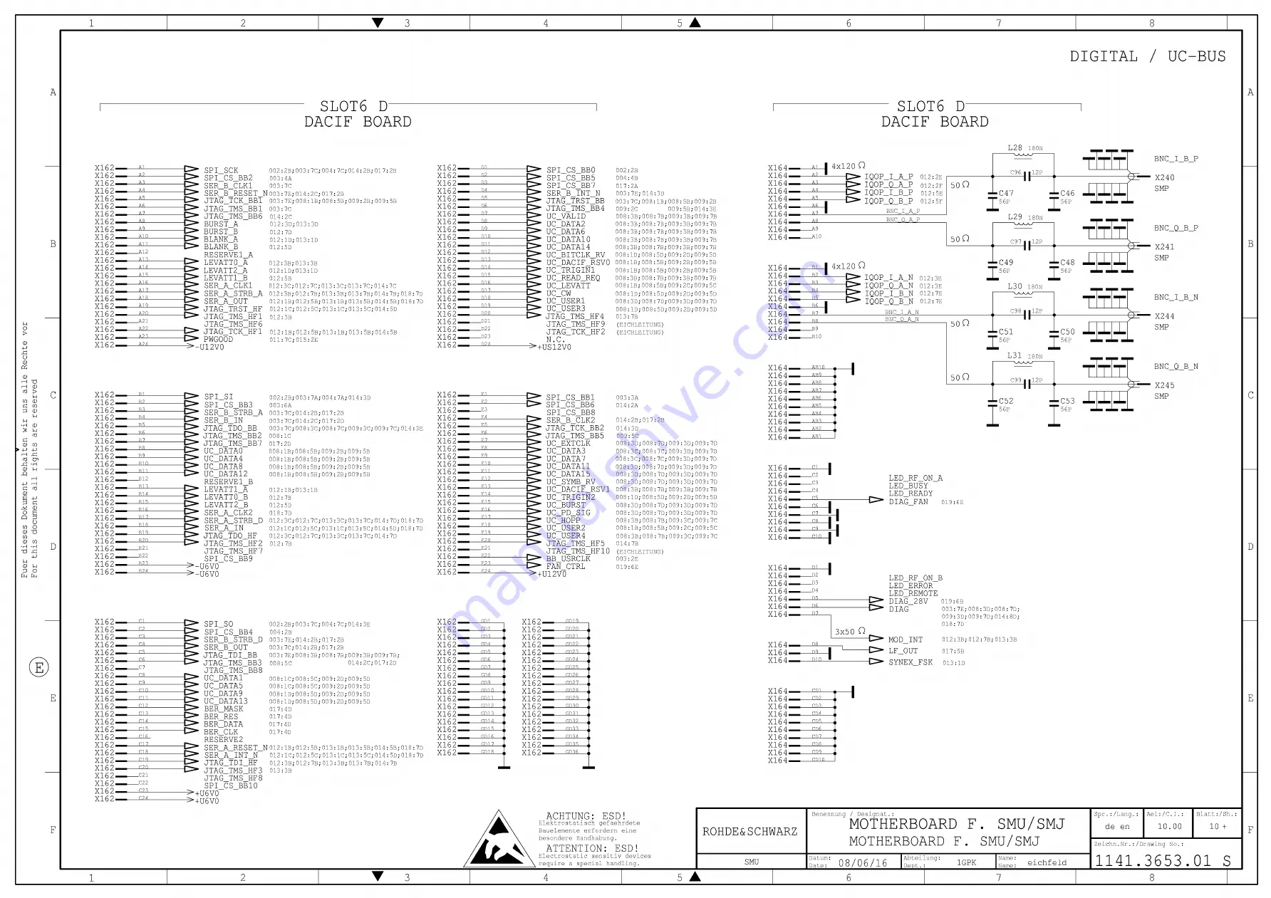 Rohde & Schwarz R&S SMU200A Service Manual Download Page 285