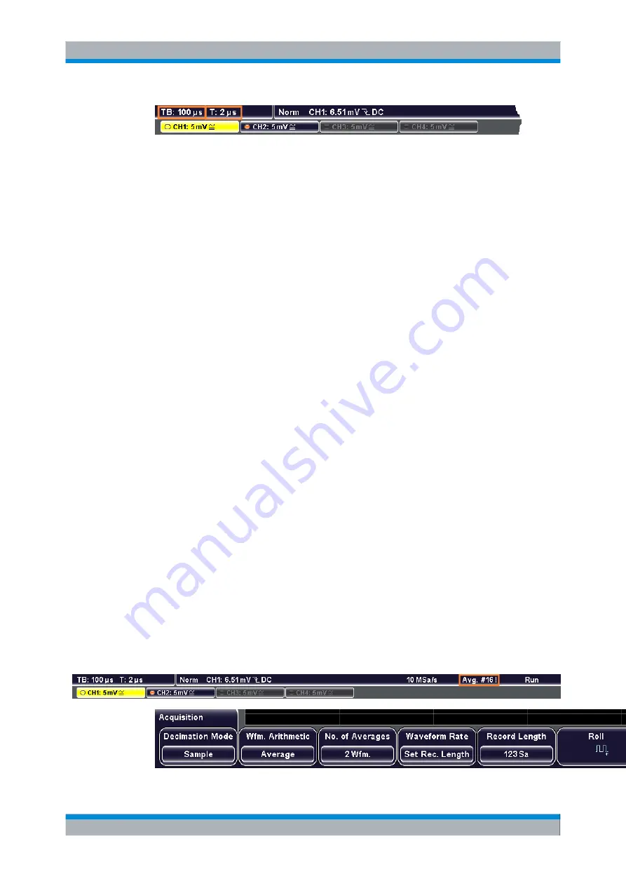 Rohde & Schwarz RTM20 Series User Manual Download Page 38