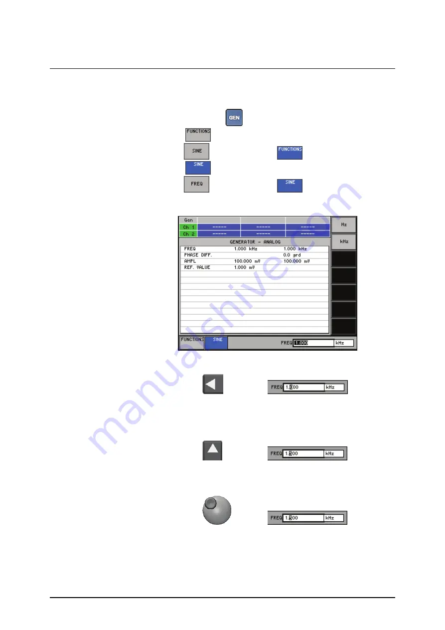 Rohde & Schwarz Smart Instruments UP300 Operating Manual Download Page 67