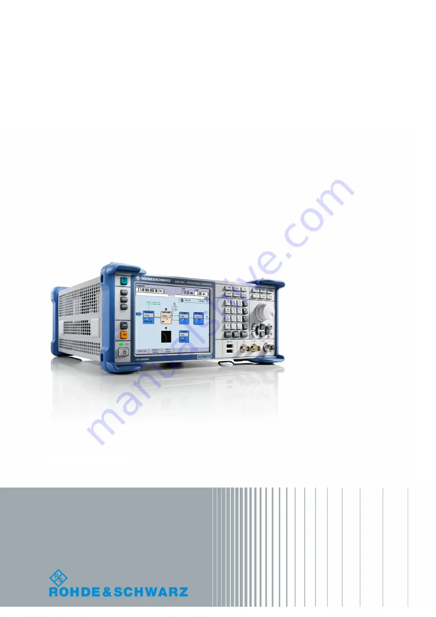 Rohde & Schwarz SMBV100A Скачать руководство пользователя страница 1