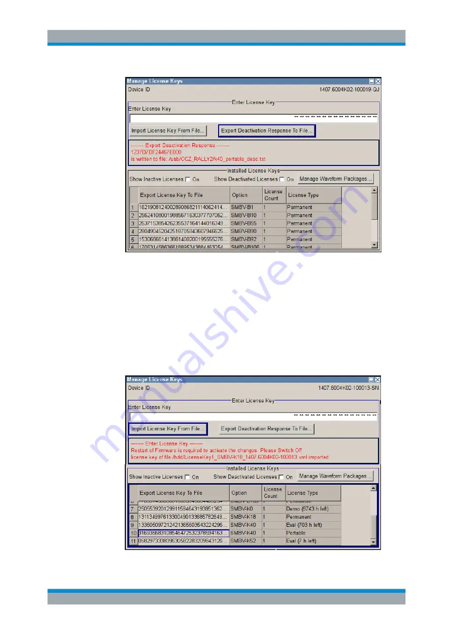 Rohde & Schwarz SMBV100A Operating Manual Download Page 142