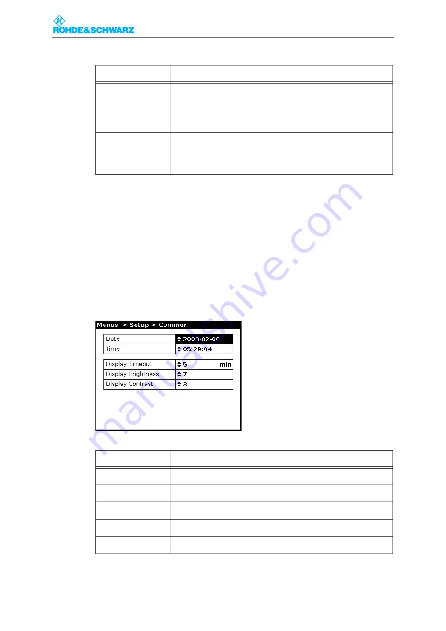 Rohde & Schwarz SR8000 Series System Manual Download Page 117