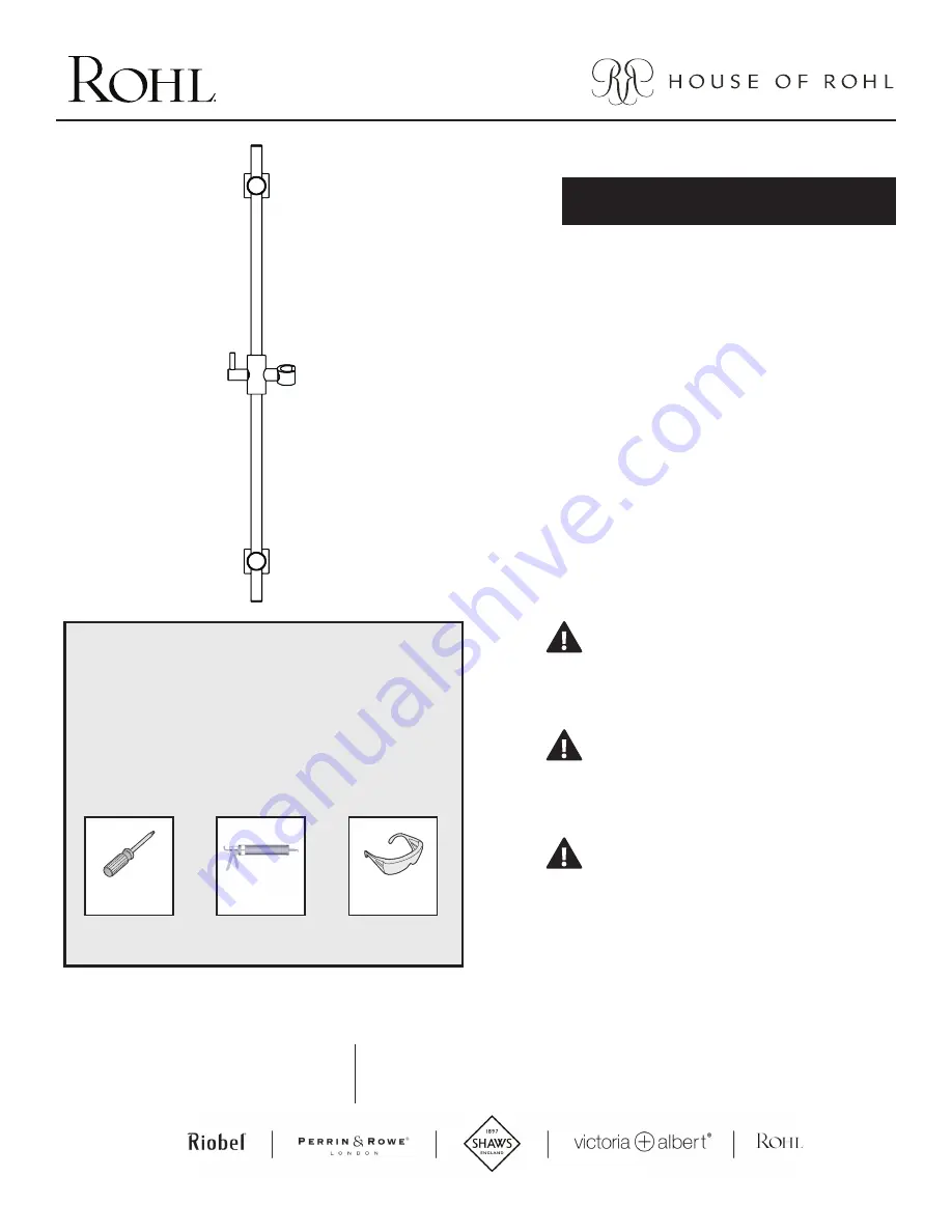 Rohl 300127 Скачать руководство пользователя страница 1