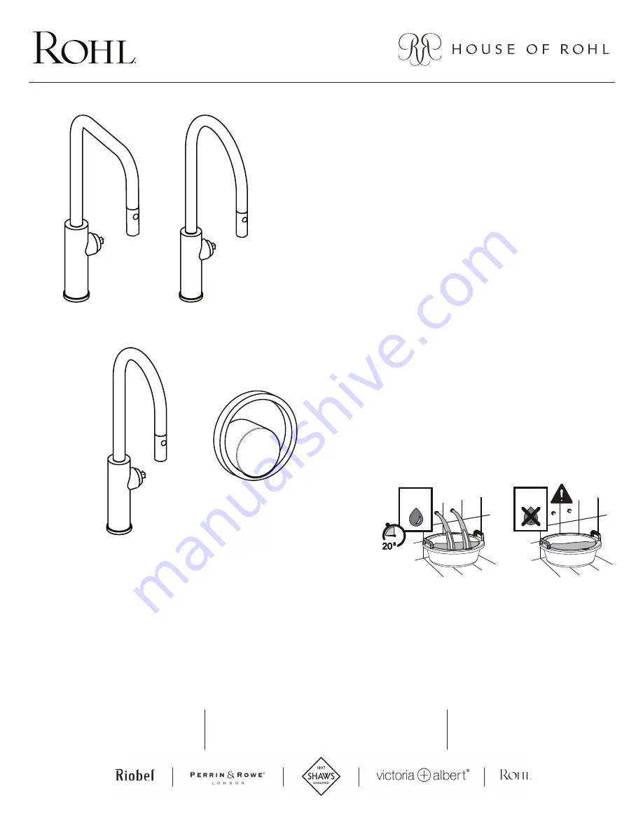 Rohl Eclissi EC56D1 Скачать руководство пользователя страница 1