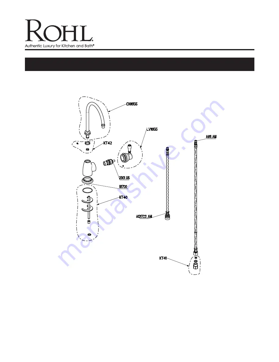 Rohl GKIT1655 Скачать руководство пользователя страница 2