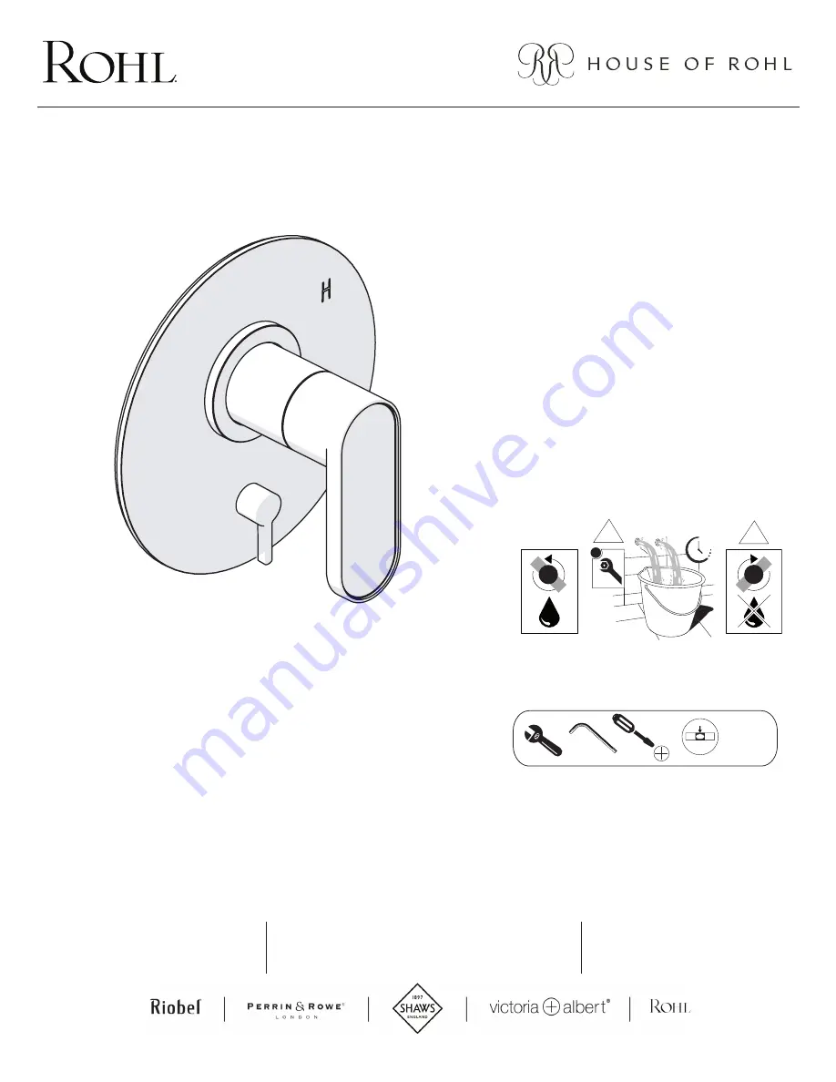 Rohl Miscelo Instruction Manual Download Page 1