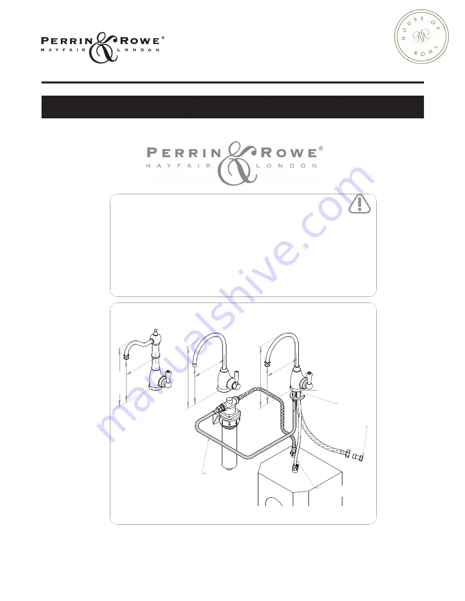 Rohl Perrin & Rowe GEORGIAN ERA U.KIT1307 Скачать руководство пользователя страница 2