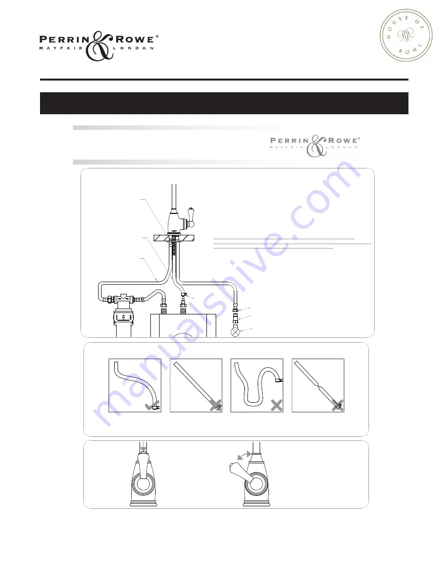 Rohl Perrin & Rowe GEORGIAN ERA U.KIT1307 Скачать руководство пользователя страница 4