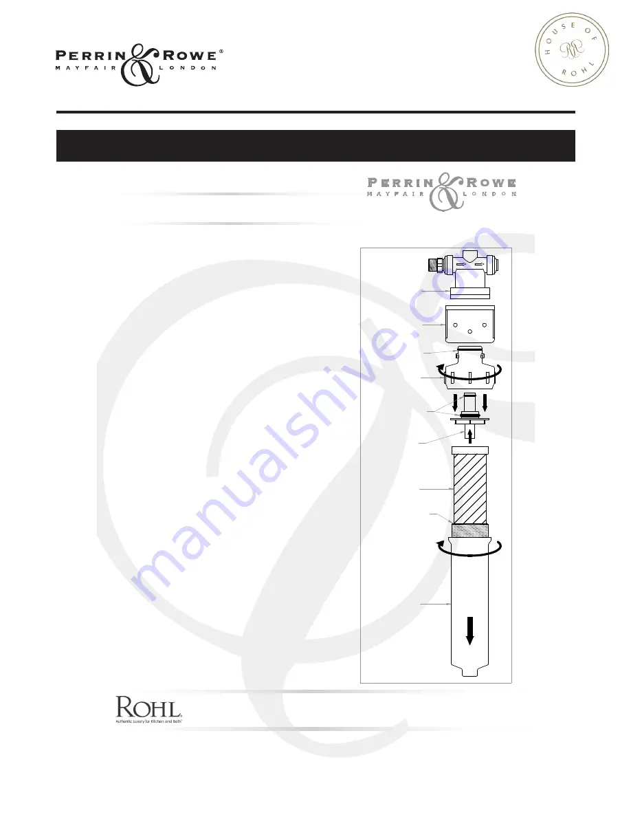 Rohl Perrin & Rowe GEORGIAN ERA U.KIT1307 Скачать руководство пользователя страница 18